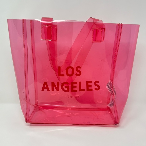 Forever 21 Handbags - Pink Beach Tote Bag Summmer Vacation Travel Weekender Handbag Purse Tropical mom